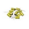 Cermant 10Pcs 2.2uF 100V Non-Polarized Electrolytic Capacitor 10x17mm(0.39x0.67in) NP for