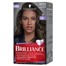 Schwarzkopf Brilliance Permanent Hair Colour, Cool Browns 81 Truffle Brown