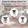 Set of 2 Butterfly Mixing Attachment for TM5 TM6 TM31,
