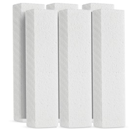 FALAMON 6 Pack Pumice Stone for Toilet Bowl Cleaning, Scouring Stick Remove Hard Water Rings, Calcium Buildup and Rust, Pumice Cleaning Bar for Tile Bath-tub