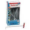 Duotec Plasterboard Dowels + Screw (Pk10), External Length 70 mm,