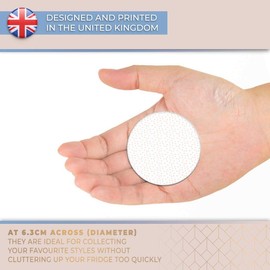 Destination Vinyl ltd Magnet for Refrigerator, Fridge - Cute Little Pink Stars Pattern Print for Office, Cabinet and Whiteboard, Magnetic Stickers, 44794