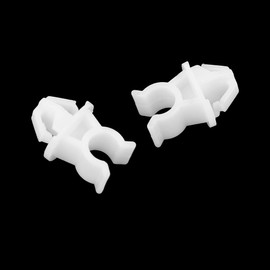 uxcell 5pcs Car White Hood Prop Rod Support Rivet Clips