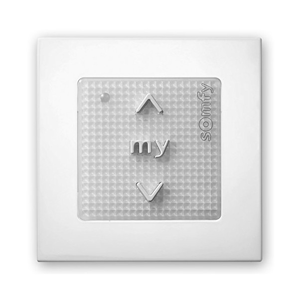 Somfy Smoove Origin RTS White Wall Remote Control