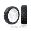 Zweipappel 2x Rubber Wheel Universal Replacement Wheel 125 mm per