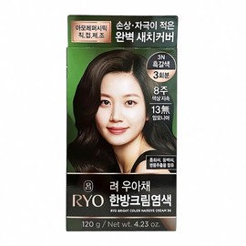 Ryo Uachae Gray Hair Dye 3N Dark Brown Hair Dye Black Brown Hair Hair Color Bleaching Cash on Delivery or Pay upon Order / 려 우아채 새치 염색약 3N 흑갈색 머리 염색 제 검은색 갈색 머리카락 헤어 컬러 탈색 착불 또는 주문시 결제