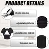 hzbaiyi 2 Pcs Bed Sheet Clips Triangle Adjustable Bed Sheet