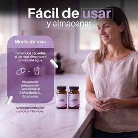 Probioticos Bioflora Pack Balance Femme, 30 Cápsulas Woman, 65 Cápsulas Woman Cranberry, Ácido Resistntes, Contiene 6 diferentes cepas de Probióticos 