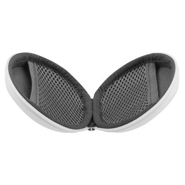 Geekria Shield Case Compatible with JayBird, Bose SoundSport, Jabra Sport, Powerbeats, Headphones, Replacement Protective Hard Shell Travel Carrying Bag with Cable Storage (White)