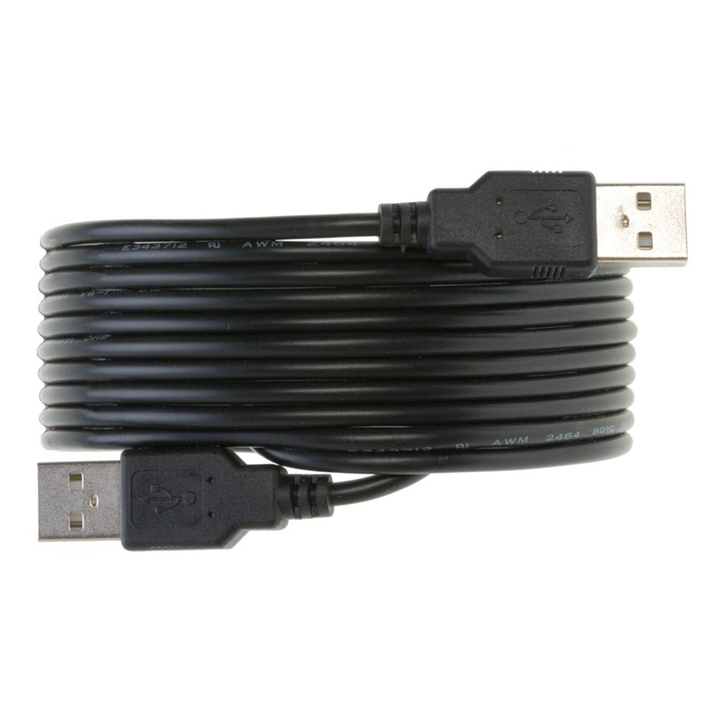 USB 2.0 Type Cable A Male to A Male Black/White