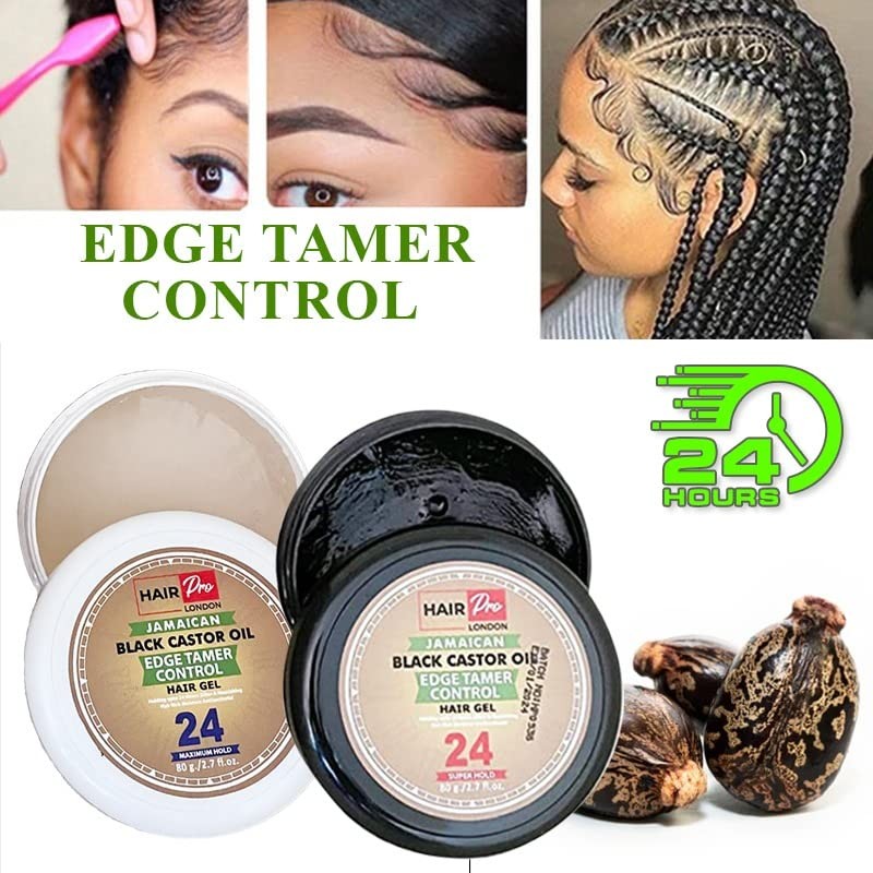 HAIR PRO JAMAICAN BLACK CASTOR OIL EDGE CONTROL GEL MAXIMUM