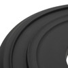 HEVSTIL Black Ceiling Medallion PU Ceiling Medallion for Light Fixtures