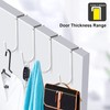 Over The Door Hook White -3Pcs Stainless Steel The Door