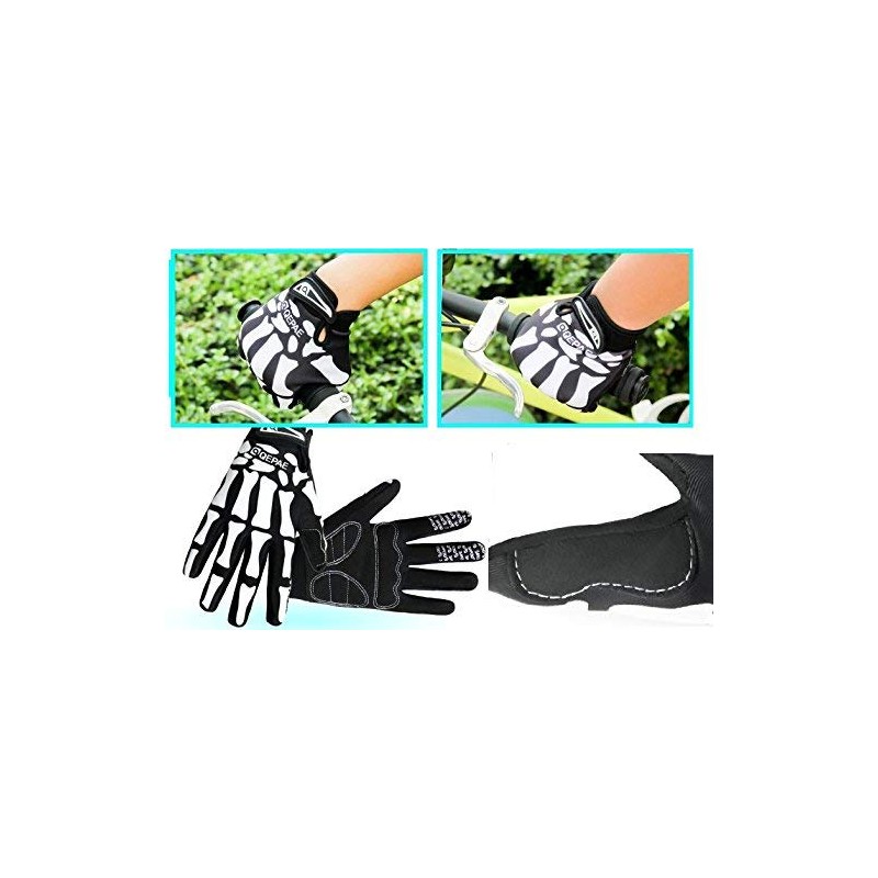 lifepower Skeleton Gloves, Windproof, Cold Protection, For Motorcycles, Bicycles, Outdoors,