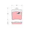 TRW GDB1545 Disc Brake Pad Set