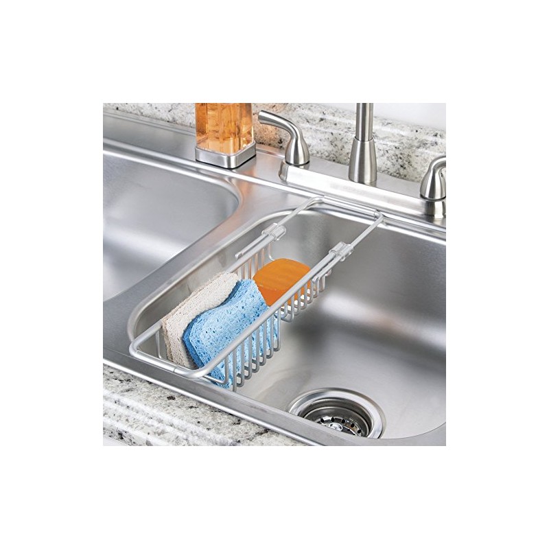 mDesign Sink Shelf – Storage Kitchen Utensils Over the Sink