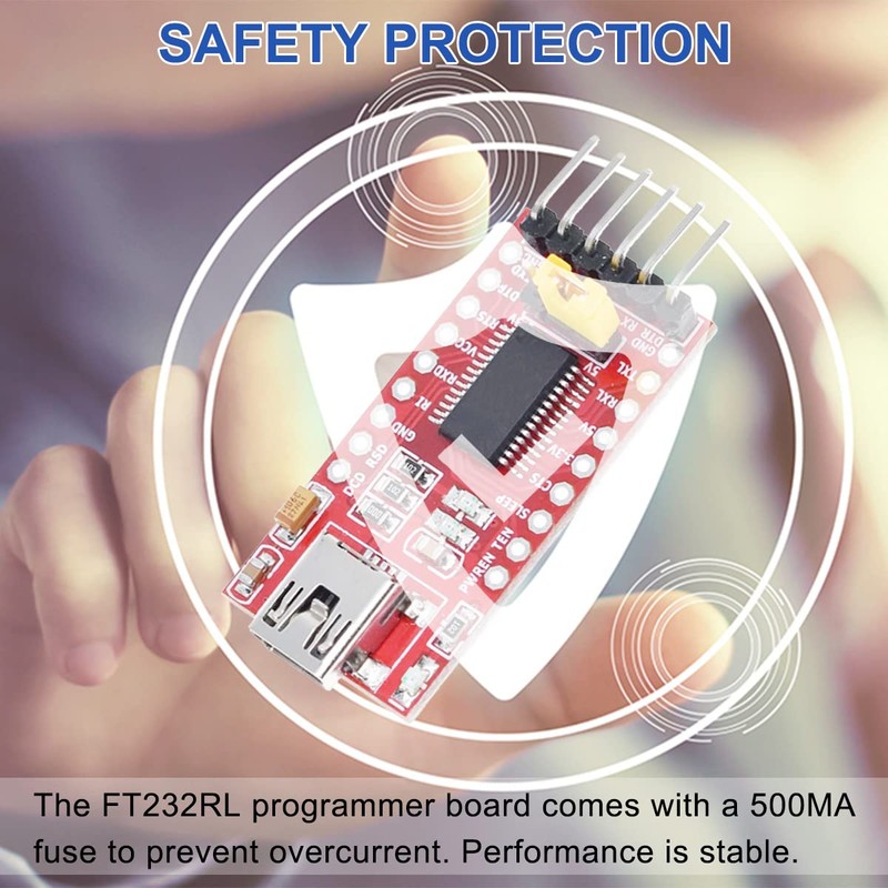 DAOKAI FT232RL Serial Adapter, USB to TTL Serial Converter Adapter