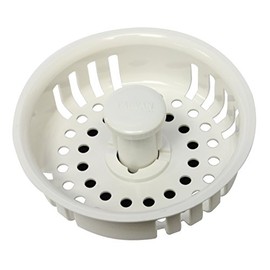 Plumb Pak PP820-26 PlumPak Replacement Sink Basket Strainer With Adjustable Post, Plastic, No Size, White