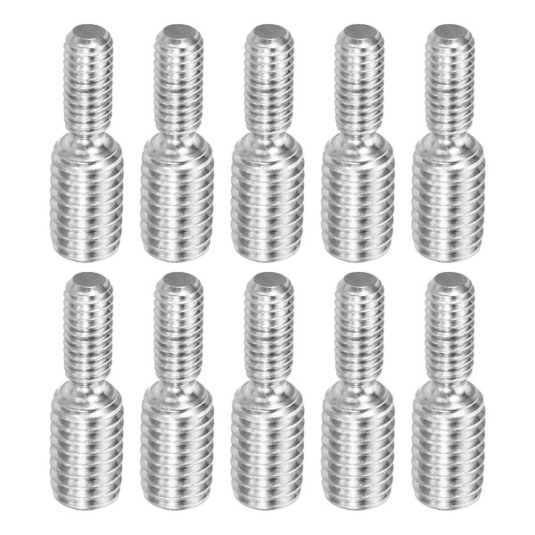 PATIKIL M4 x 0.7 to M6 x 1 Double End