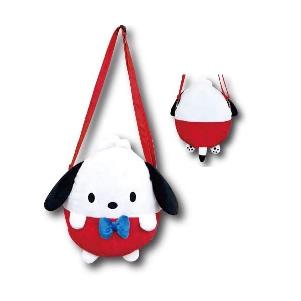 Sanrio 63201579 Die-Cut Pochette, Pochacco, Approx. 9.4 x 8.7 x