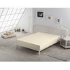 Bajera ajustable color crema - Cama de 90 (alto 28