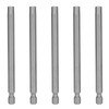 10Pcs 6mm Magnetic Screwdriver Bits Alloy Steel 1/4 Inch Hex