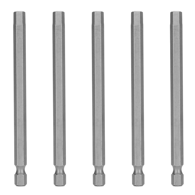 10Pcs 6mm Magnetic Screwdriver Bits Alloy Steel 1/4 Inch Hex