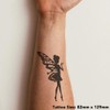 'Fairy With Wings' Temporary Tattoo - Water Resistant, Skin-Safe, Non-Toxic