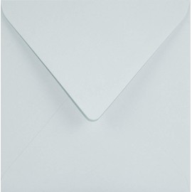 Netuno Keaykolour Grey Fog Square Envelopes 153 x 153 mm 120 g Pack of 25 Colourful Envelopes Eco High Quality Coloured Envelopes for Invitation Cards Thank You Cards Wedding Cards