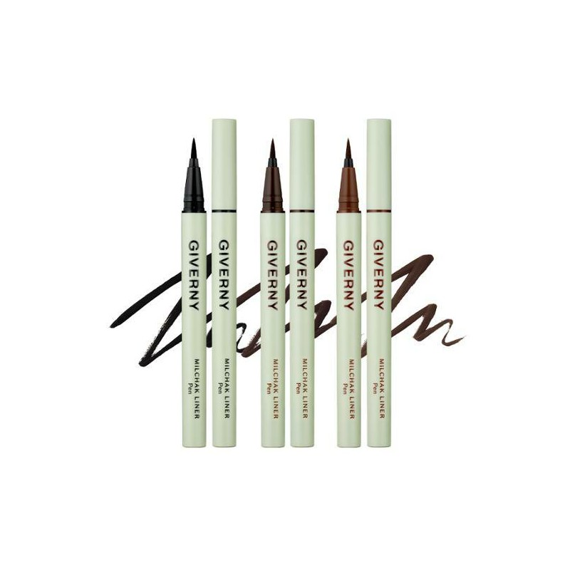 Giverny Milchak Pen Liner 0.6g 3 Colors - 02 Black