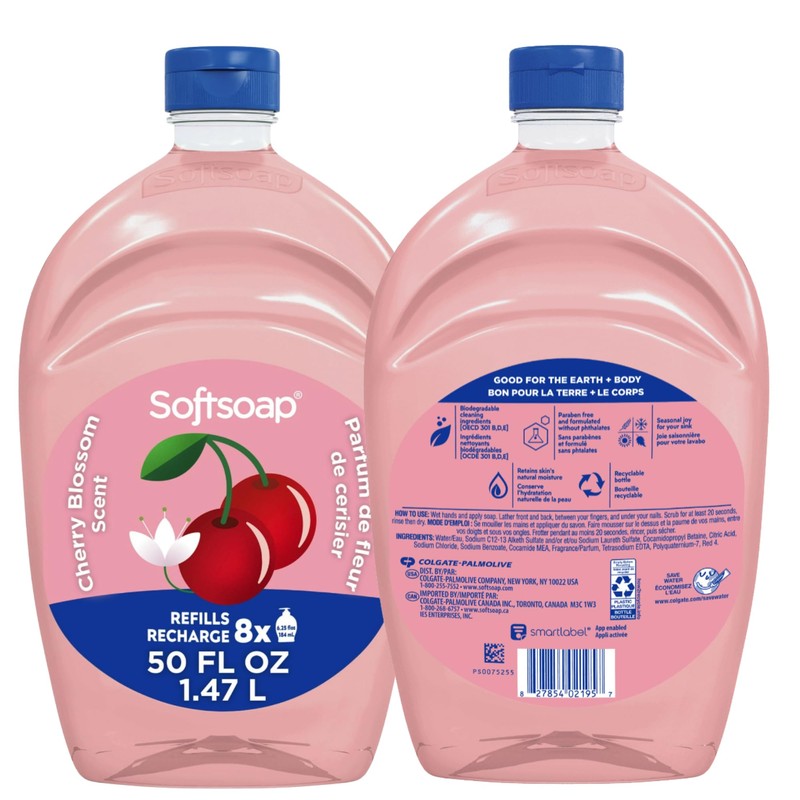 Softsoap Limited Edition Seasonal Scents | Extra Large Refill Bottles,