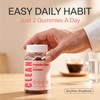 Clean Fiber Gummies for Men, Digestive Gut Health 60 Gummies