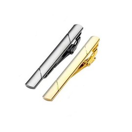 2 pieces, classic tie clips, men's tie clip, tie clip set for weddings, for Valentine's Day, anniversary, party, meeting, dating, wedding, Gold, Grey