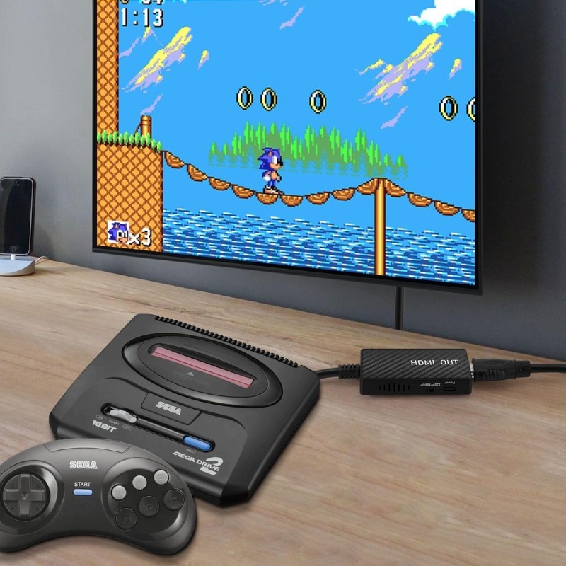 TNP for Sega Genesis HDMI Cable Converter Adapter Link Wire