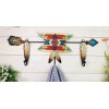 Ebros Gift Southwestern Boho Chic Aztec Turquoise Arrow Feathers 3-Pegs