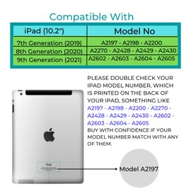 TwoStop For Apple iPad 7th / 8th / 9th Generation Case Cover (2019/2020/2021) (10.2" Inch) Smart Magnetic Leather - Model No. A2197_A2198_A2200_A2270_A2428_A2429_A2430_A2602_A2603_A2604_A2605 (Emerald Green)