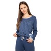 SUN7 Women's Pyjamas Cotton Long Sleeve Blue in 2 Different