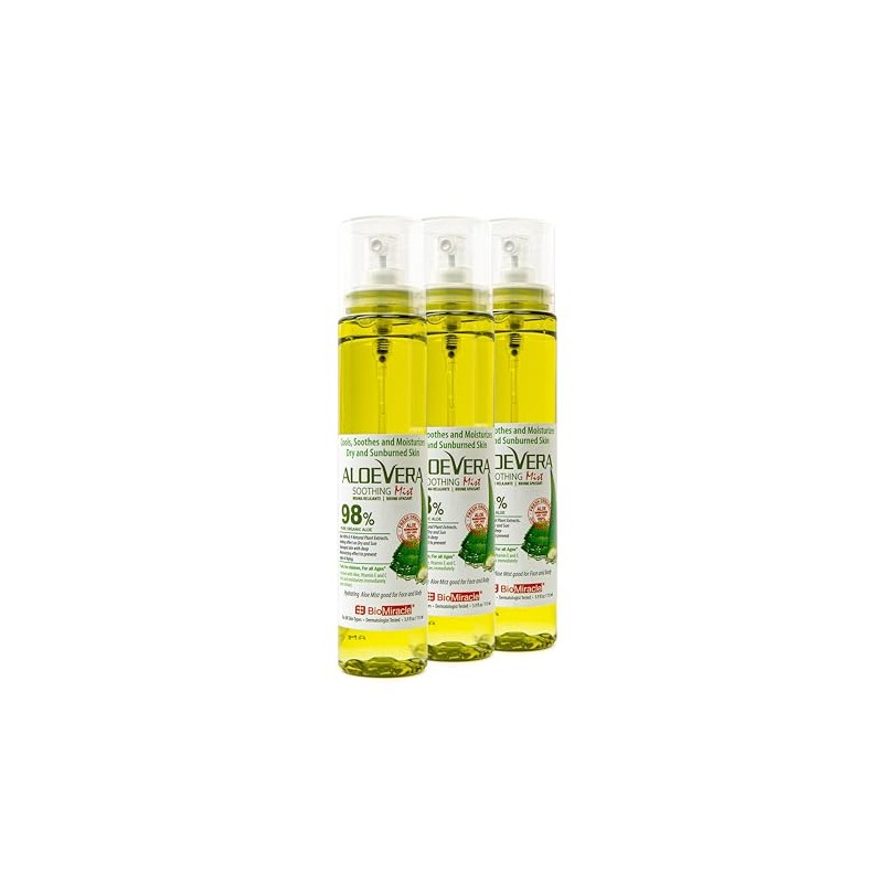 BioMiracle Organic Aloe Vera Mist - Soothing Hydration Spray