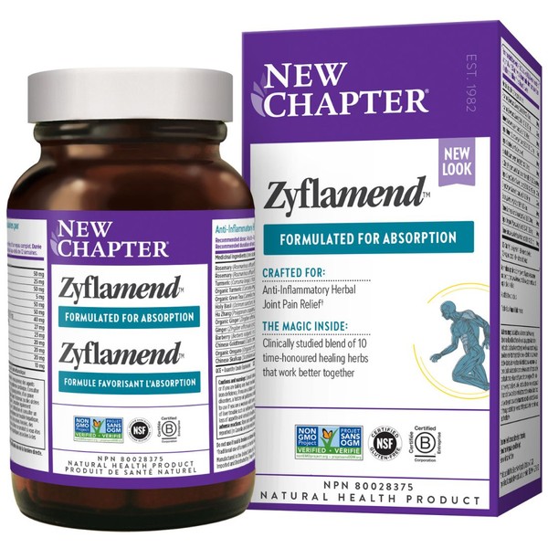 New Chapter Zyflamend (Herbal Joint Pain and Inflammation Reliever), 120 Capsules