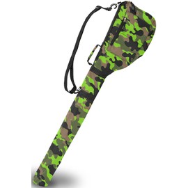 Earth Lead Gold Club Case, Storage For A Maximum Of 7 Clubs, Available in 9 Colors, Ultra Lightweight, Large Capacity, & Compact Storage, Includes Zipper Pocket, Soft Case, green