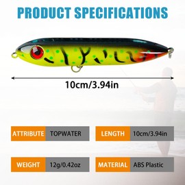 Catfish Lures Catfish Rattling Line Float Lure for Catfish Rig Floats Spook Lure Rattling Demon Dragon Stye Peg Floats Line Float Santee Rig Catfish Bait Circle Hooks Rig 10pcs