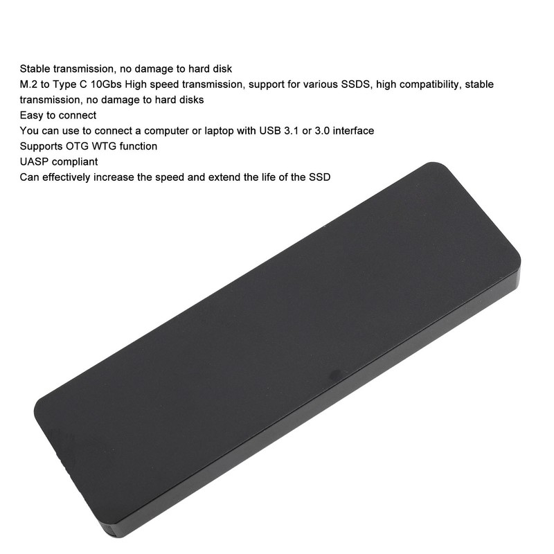 M.2 NGFF SSD Hard Drive Enclosure 10Gbps High Speed SATA