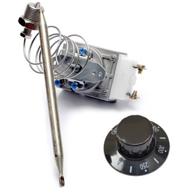 Mhrxusd RX-10-24 Thermostat RX Series Millivolt Thermostat 00-913153 for Fryer 3/8" Mpt Stuff Box, RX-2-24 Thermostat 200-400F compatible with ROBERTSHAW, Replacement for Adcraft deep Fryer