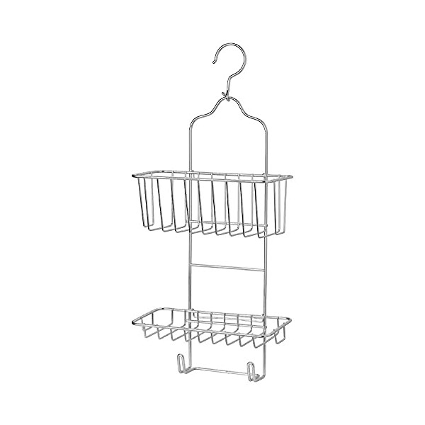 Ikea KROKFJORDEN Shower Hanger, 2 Tiers, Zinc Plated (204.540.09)