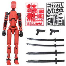 CENPEK Multi-Jointed Action Figure Movable Jointed Robot 3D Printed Mannequin Games Gifts for Him Desktop Stop