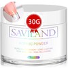 SAVILAND Polvo Acrílico Transparente - 30g Polvo Acrílico Profesional para Extensiones de Uñas Acrílicas, Polvo Polímero 3D Nail Art, No Necesita Lámpara de Uñas