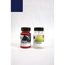 ColorRite Two-Ounce Bottle for Volvo C70 Automotive Touch-up Paint - Magic Blue Metallic Clearcoat 467 - All-Inclusive Package