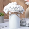 144 Pcs Artificial Flowers, White Roses Fake Rose