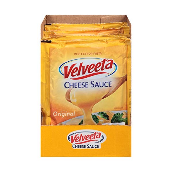 Velveeta Original Cheese Sauce (24 Pouches, 4 Packs of 6)