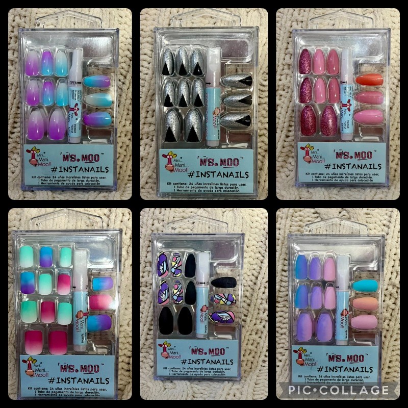 Ms. Moo Instagram Nails Ms. Moo Instanails Glue On Pink/Red